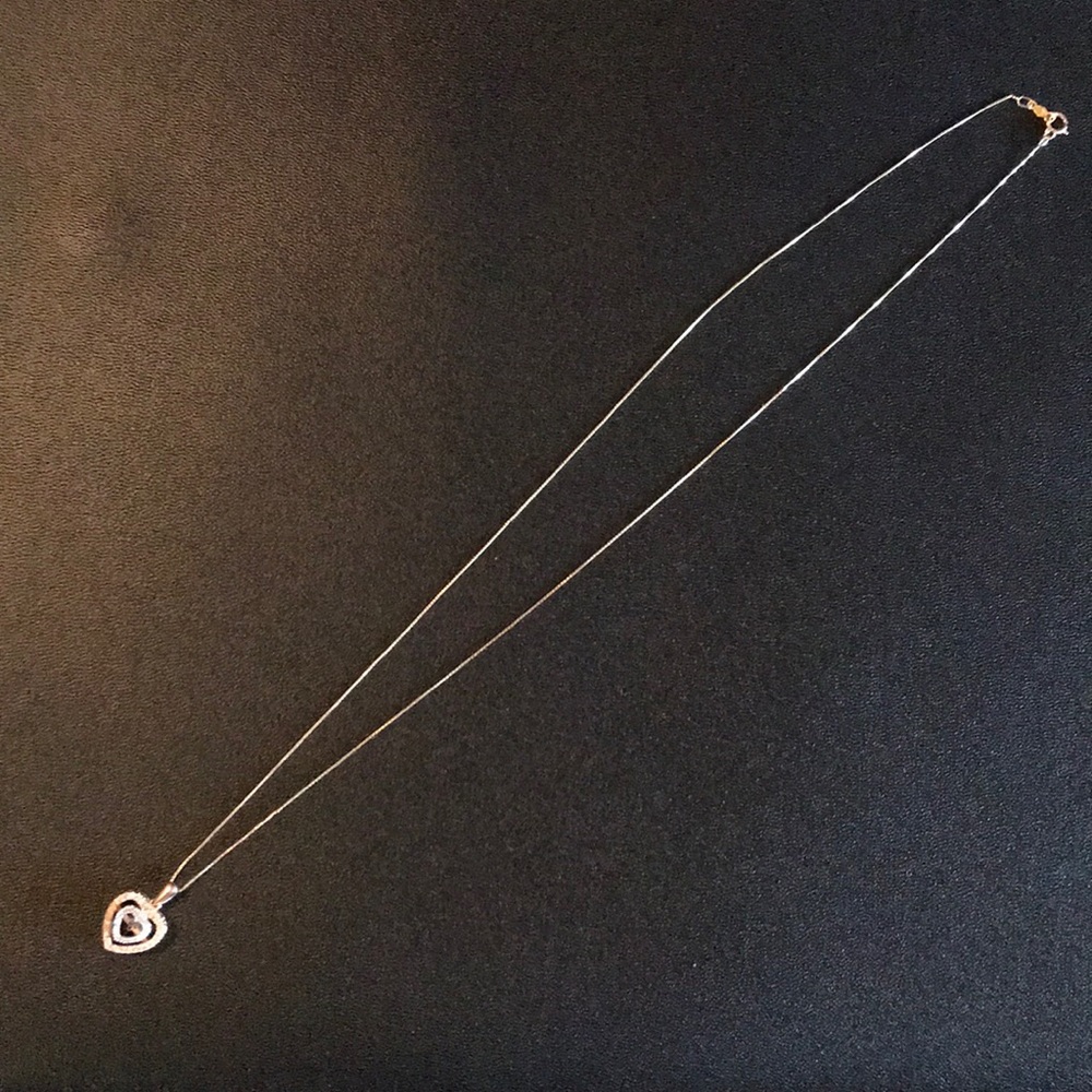 Rose gold heart pendant necklace from Kay Jewelers